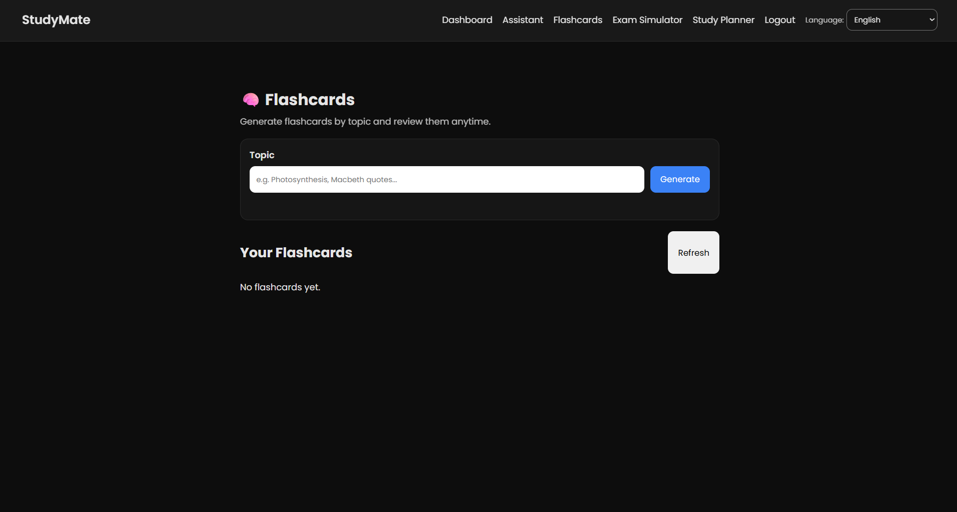 StudyMate screenshot
