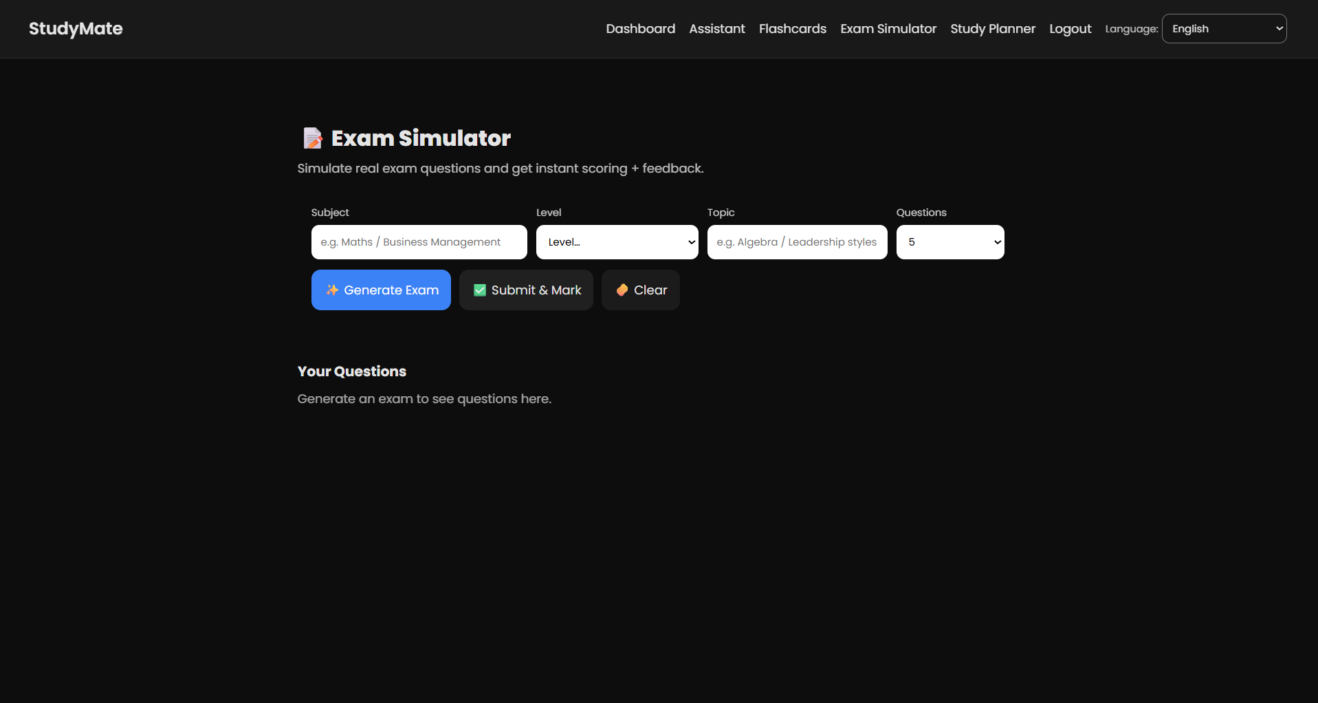 StudyMate screenshot